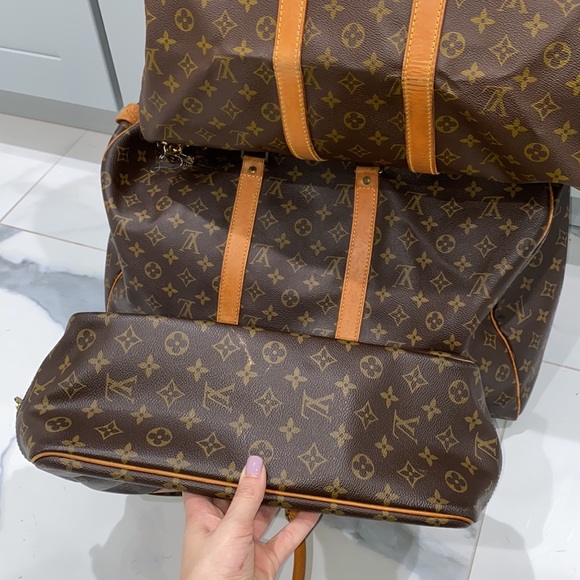 Bundle lot of 3 authentic Louis Vuitton bags Keepall 45 Keepall 50 and Deauville - Picture 8 of 12